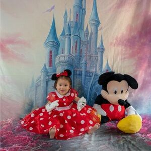 Disney pottery barn kids Minnie Mouse costume 12-24 months